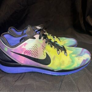 Nike Free Run Vibrant Multicolor Women’s Athletic Shoes 9.5